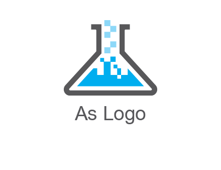 pharmacy logo with flask