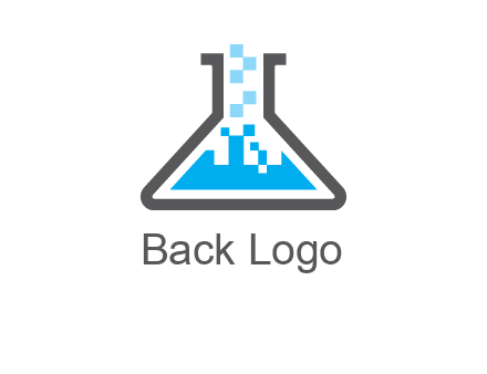 pharmacy logo with flask
