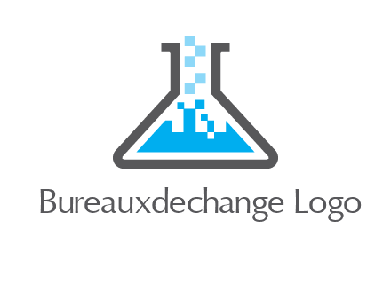 pharmacy logo with flask