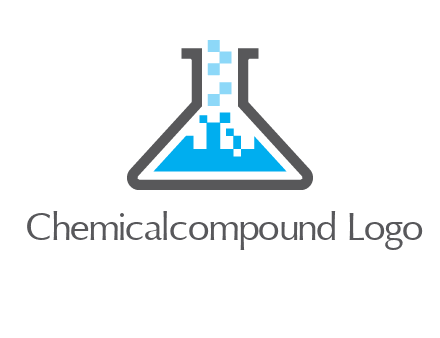 pharmacy logo with flask