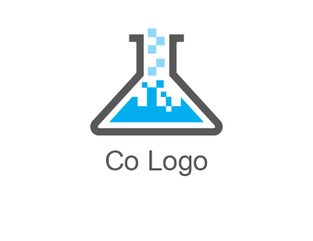 pharmacy logo with flask