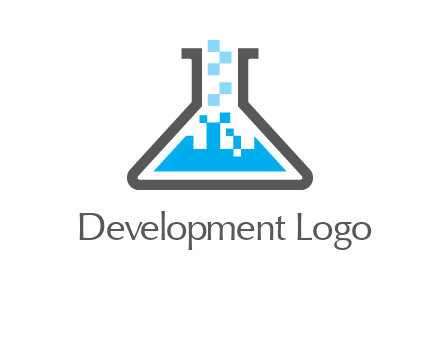 pharmacy logo with flask
