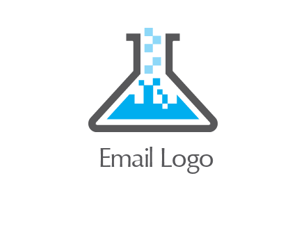 pharmacy logo with flask