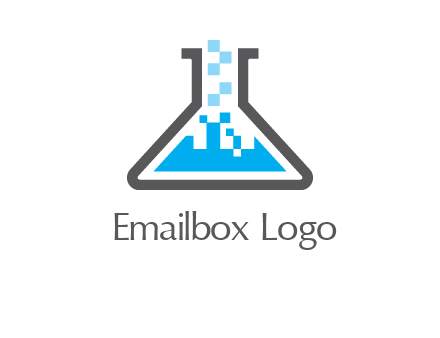 pharmacy logo with flask