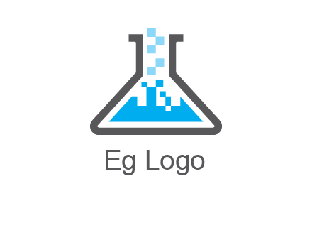 pharmacy logo with flask