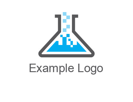 pharmacy logo with flask