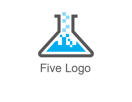 pharmacy logo with flask