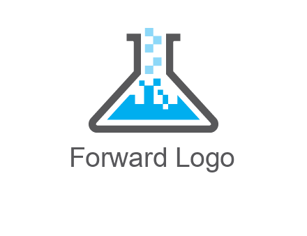 pharmacy logo with flask