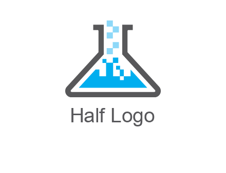 pharmacy logo with flask
