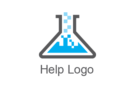 pharmacy logo with flask