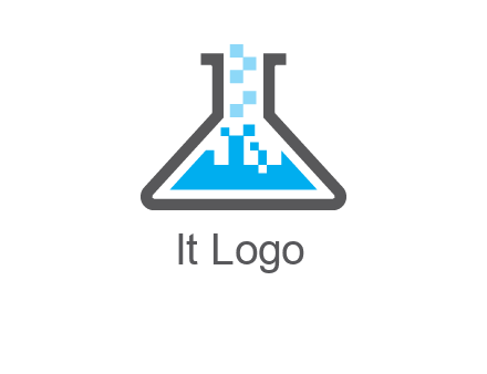 pharmacy logo with flask