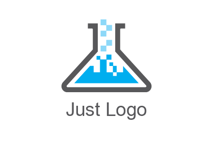 pharmacy logo with flask