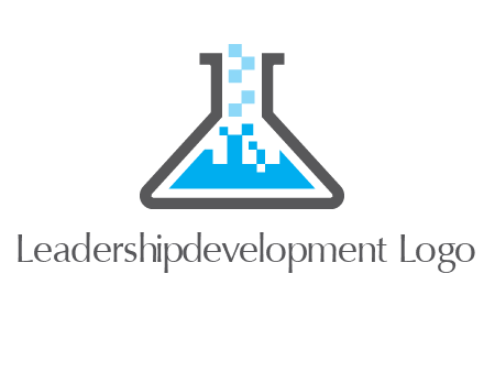 pharmacy logo with flask