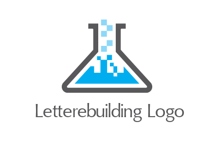 pharmacy logo with flask