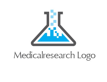 pharmacy logo with flask