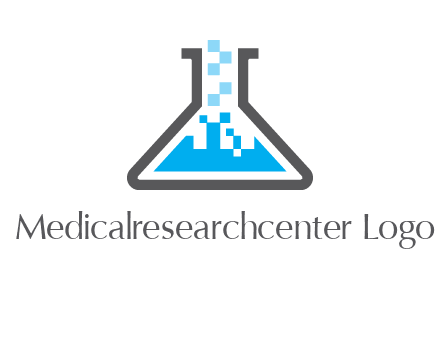 pharmacy logo with flask
