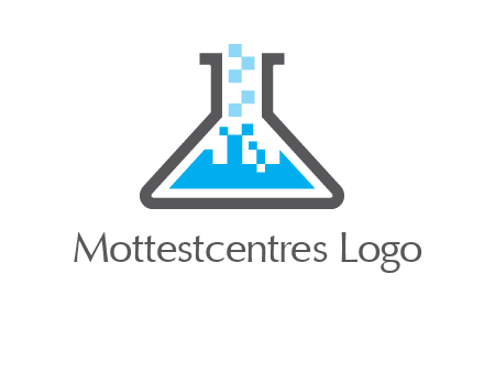 pharmacy logo with flask