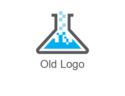 pharmacy logo with flask