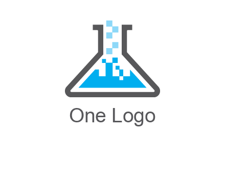 pharmacy logo with flask