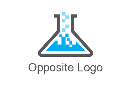 pharmacy logo with flask