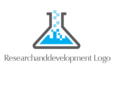 pharmacy logo with flask