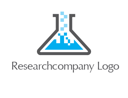 pharmacy logo with flask