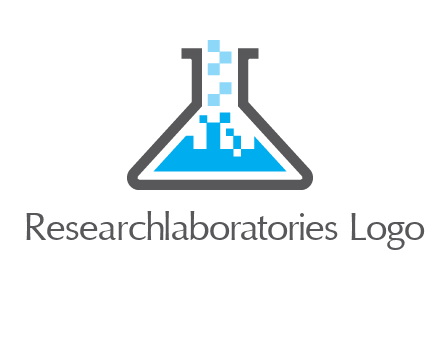 pharmacy logo with flask