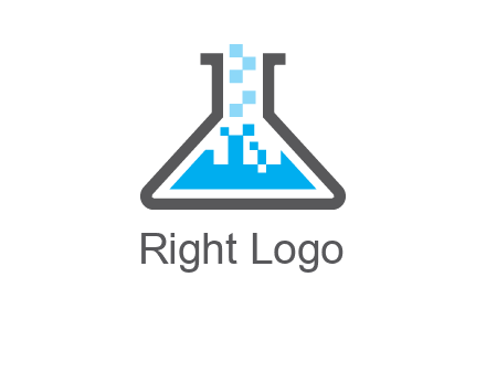 pharmacy logo with flask