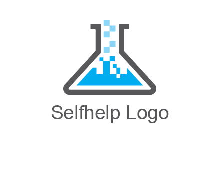 pharmacy logo with flask