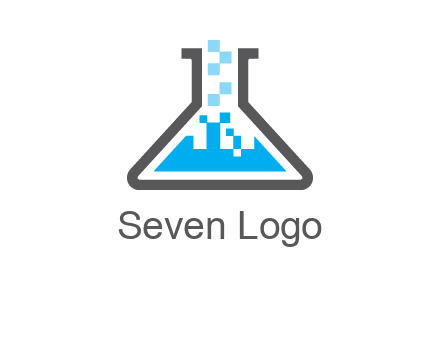 pharmacy logo with flask