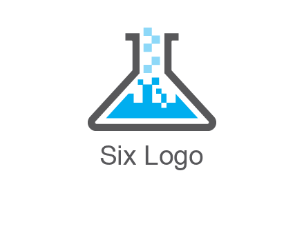 pharmacy logo with flask