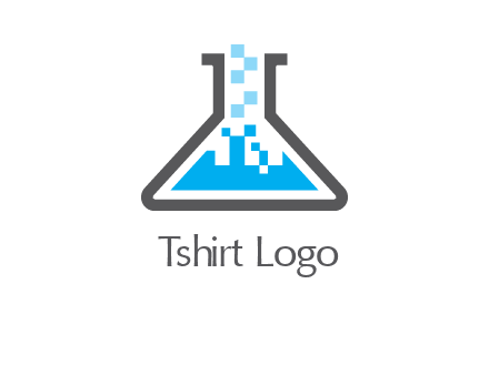 pharmacy logo with flask