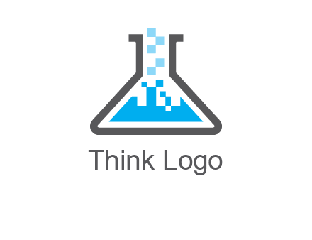 pharmacy logo with flask