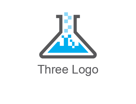 pharmacy logo with flask