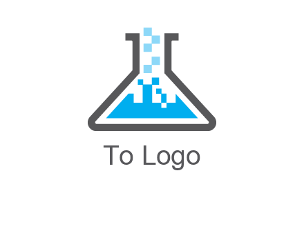 pharmacy logo with flask
