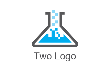pharmacy logo with flask