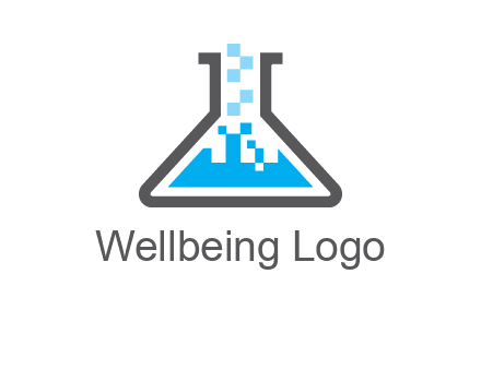 pharmacy logo with flask