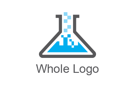 pharmacy logo with flask