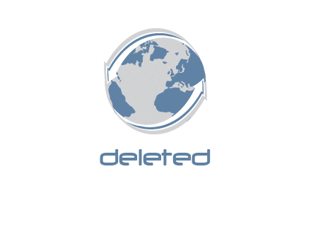 arrows over earth logo