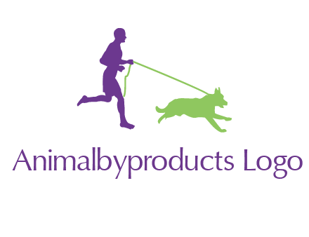 dog walking logo