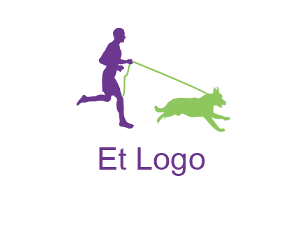 dog walking logo