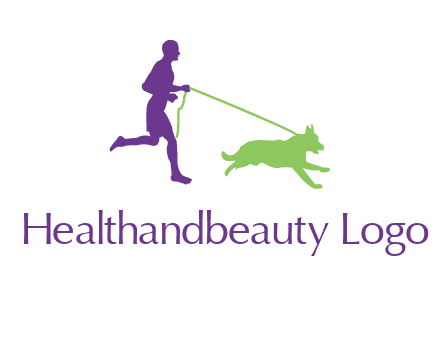 dog walking logo