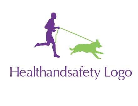 dog walking logo