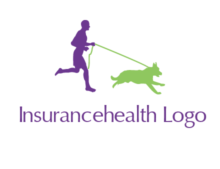 dog walking logo