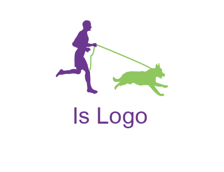 dog walking logo