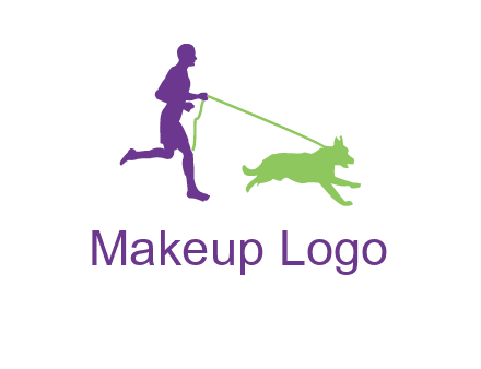 dog walking logo