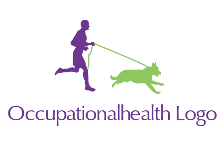 dog walking logo