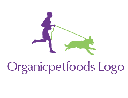 dog walking logo