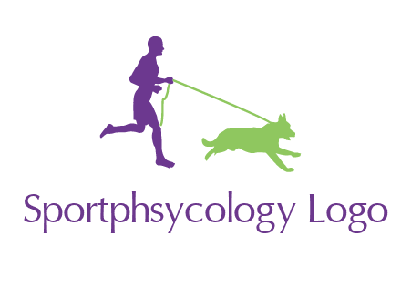 dog walking logo