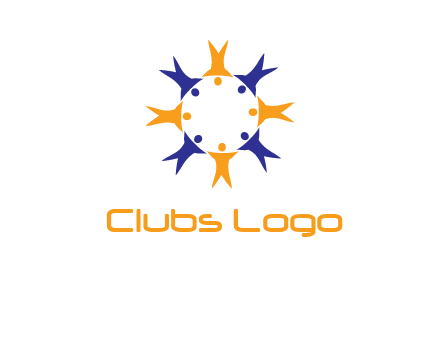people in a circle logo